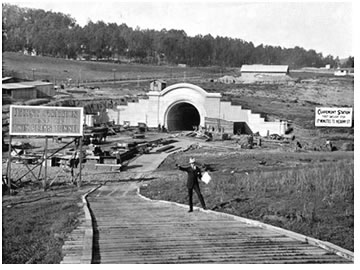 El Tunel Twin Peaks en 1917