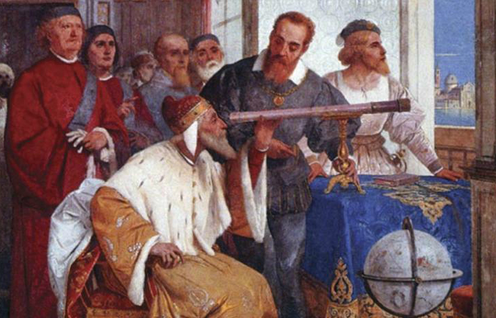 Un día como hoy pero de 1609 Galileo Galilei presenta y demuestra su primer telescopio?