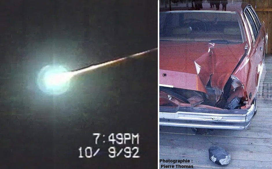 Meteorito Peekskill impacta auto
