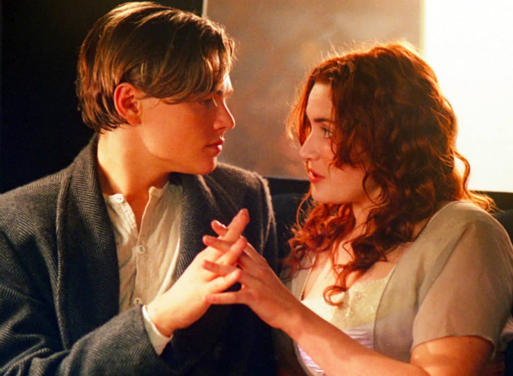 Jack y Rose en Titanic