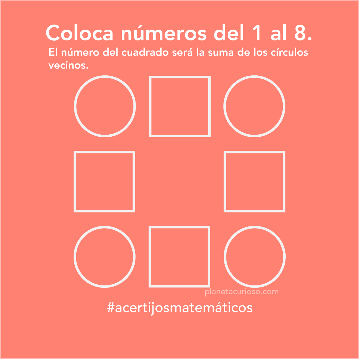 acertijos matematicos uno a ocho