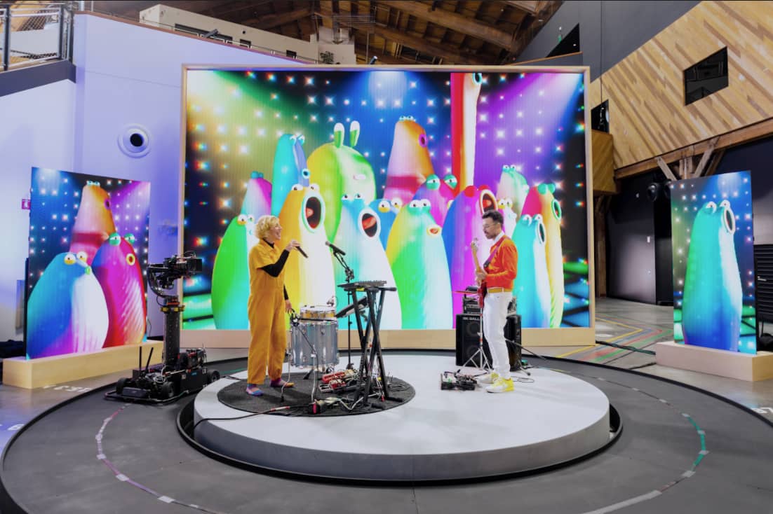 Blob opera en Google I/O