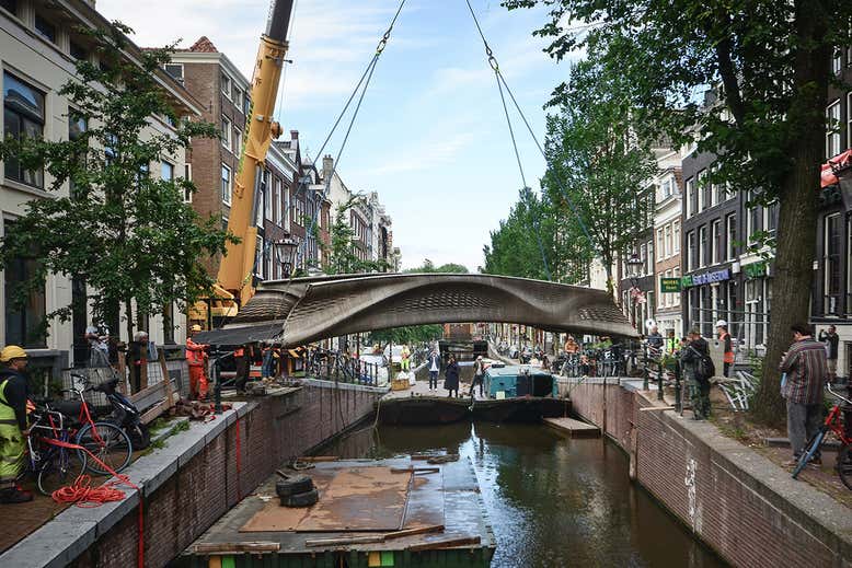 Puente en 3d Amsterdam